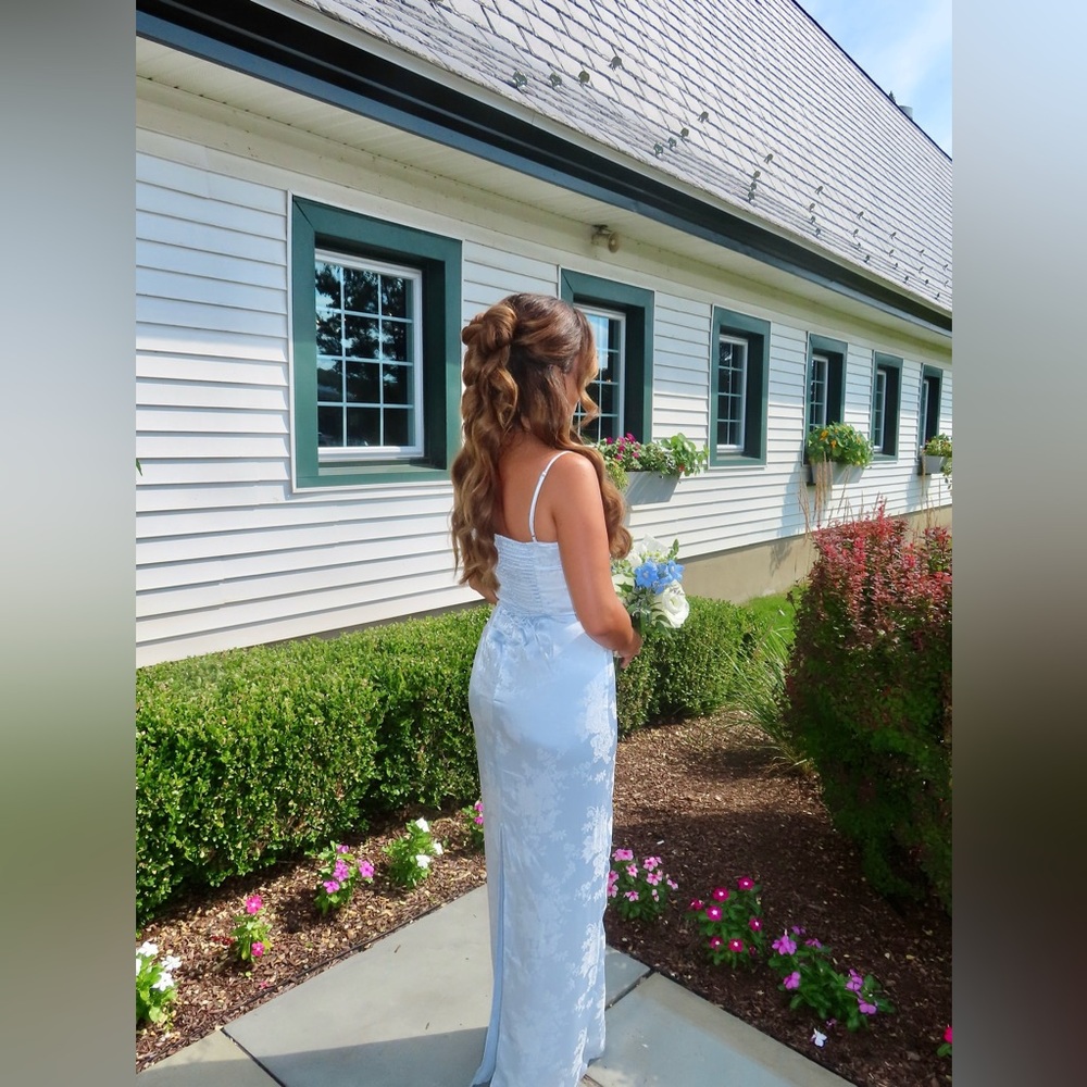 Reformation Light Blue Maxi Slip Dress - Picture 5 of 15